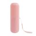 Digjobk toothbrush mug portable toothbrush holder travel toothpaste holder storage box organizer household storage cup outdoor holder bathroom accessories (color: pink) rose