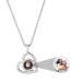 ZLHZW Personalized Picture Projection Necklace for Women - Custom Photo Love Heart Pendant - Customized Portrait Jewelry - Birthday Anniversary Memorial Gifts for Her Silver