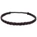 Fliyeong Colors Women Ladies Plaited Hair Band Braided Synthetic Hair Plaited Plait Elastic Headband Hairband Black Creative and Useful