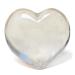 Eusice - Heart Bergkristall (white quartz) natural stone well -being handmade sanded crystal for lithotherapy chakra meditation 40mm -55mm white quartz