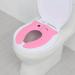 Pokanic Travel Potty Training Seat Cover with Non-Slip Silicone Pads and Carry Bag - Pink | Portable, Reusable Toilet Seat for Kids and Toddlers - Buy Online on GoSupps.com