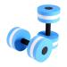 2pcs Water Aerobic Foam Dumbbell Aquatic Barbell Aqua Fitness Barbells Swimming Pool Exercise for Weight Loss