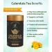 DKM Leanbeing Calendula Flower Tea 30g - Promotes Healthy Skin, Reduces Acne, Supports Oral Health - Buy Online on GoSupps.com