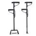 Adjustable Crutches Walking Stick 4-Legged Multifunctional Disabled Intelligent Walking Crutches Fashionable Bathing in Sunlight