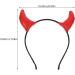 minkissy Devil Horns Headband - Halloween Devil Ears Hairband - Cosplay Parties Costume Accessory for Women Kids Red Halloween Party - Buy Online on GoSupps.com