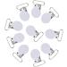 Nipple Clip 25mm - Durable Round Snap Fastener for DIY Clothing Accessories Pacifier Holder & Bib Clip (Gray) | International Shipping Available - Buy Online on GoSupps.com