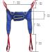 Full Body Patient Lifting Harness Commode Lifter Divided Leg Shower Sling Bathroom Transfer Hammock Hoist for Lifting Elderly Aid Rehabilitation Training Equipment with Lanyards (Color : 1 Size : L Large 1 - Buy Online on GoSupps.com