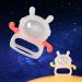 Space Rabbit Gloves Teether - Anti-Drop Silicone Toy for 3+ Months Infants - BPA-Free Baby Chew Toy in Translucent Yellow - Buy Online on GoSupps.com