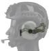 Multi-Angle Rotation Helmet Rail Adapter for Tactical Headset Fit OPS Core ARC and Team Wendy M-LOK Rail OD