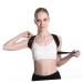 FOMIYES Adjustable Clavicle Support Brace - Belt Straightener & Shoulder Support for Improved Posture - Comfortable Upper Back Brace in Black - Buy Online on GoSupps.com