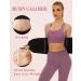 SIHOHAN Tummy Control Belt - Adjustable Fitness Waist Trimmer for Men & Women | Slimming Waist Trainer & Abdominal Shaper (Black/Pink/Purple S-XXL) - Buy Online on GoSupps.com