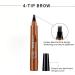 Lightsbetter Waterproof Brow Pen Natural Eyebrow Pen Lightsbetter 4 Tipped Precise Brow Pen Lightsbetter Eyebrow Pencil for Natural Look Microblading Eyebrow Pen 4 Fork Tip Pencil (Light Brown) - Buy Online on GoSupps.com