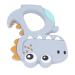 Silicone Baby Bite Ring Toys | Soothing Dinosaur Teething Rings for Breastfeeding Babies | Soothe Gums & Wounds International Shipping - Buy Online on GoSupps.com