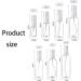 GeRRiT Plastic Spray Bottle Portable Travel Container Fine Mist Spray Dispenser Bottle Transparent Empty Fine Mist Spray Bottle for Cleaning Gardening Plant (Color : Clear Size : 100ml) 100ml Clear - Buy Online on GoSupps.com