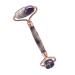 CELESTIAL SILK Amethyst Face Roller - Premium Anti Aging Beauty Facial Massager Genuine Natural Amethyst Stone Gemstone Roller- Skin Care for Face Eyes Neck