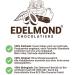 Organic Raw Figs in Dark Chocolate - Edelmond 150g | Sugar-Free Cocoa Fruit Candy - Buy Online on GoSupps.com