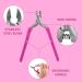 Professional Nail Skin Pliers - 2PC Non-Slip Nail Trimmer & Clipper Set for Nails & Toenails (Black & Pink) - Ultimate Care Tool - Buy Online on GoSupps.com