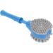 Portable Silicone Massage Hammer - 2 Soft Heads Manual Back Massager for Pain Relief (Blue) - Buy Online on GoSupps.com