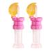 SECFOU Soda Water Caps Baby Safe Juice Cover Kids Replacement Bottle Proof Outdoor for Red Supplies Spill Sippy Straw Portable Lid Cap Toddler Camping Beverage Drink Children with Red 10.7x5.2cm