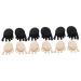 FOMIYES 6 Pairs Full Toe Socks Toeless Socks Foot Cushion Female Accessories Five Reusable Half Socks Breathable Metatarsal Pads Outdoor Metatarsal Pads Washable Nylon Floor Mat