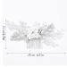 Unsutuo Silver Crystal Bridal Hair Comb with Pearl Accents - Wedding Hair Accessory for Women and Girls - Buy Online on GoSupps.com