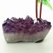 Natural Crystal Rough Amethyst Crystals Natural Amethyst Flowers Stone Geode Quartz Crystal Cluster Home Decor Display Agate Amethyste Real Minerals (Color : A27 260g 87-41mm)
