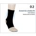 Optimized Ankle Brace Socks | Comfortable Flexible Compression Sleeve for Sports - 1 Pair (L - Buy Online on GoSupps.com