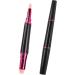 Lip Gloss Brush | Travel Makeup Brush Dual-ended Lipstick Blending Brush Round And Flat Head Makeup Brush With Dust-Proof Lid - Buy Online on GoSupps.com