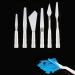 Luckycivia 6-Piece Palette Knives Set - Plastic Spatula Art Tools for Painting - Buy Online on GoSupps.com