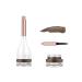 Crayon Sourcils Trio De Pinceaux Gel Pour Sourcils Tenue Longue Dur e Texture L g re Gel Modelant Pour Sourcils (01)