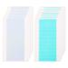DSSY 408 Pcs Double Sided Hair Extension Tape 10x2.36 Inch Hair Tapes Water Proof Adhesive Tape Per Bag Replacement Tape for Hair Extensions Tape(White and Blue)