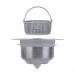 Kitchen Sink Drain Strainer Basket 3 In 1 Bathroom Sink Drain Strainer Hair Catches Sink Strainers With Large Wide Rims Sink Drain Cover
