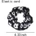 Satin Scrunchies for Women Girls Football Silk Hair Ties for Women Soccer Soft Hair Silk Elastic Hair Bands for Women's Hair Scrunchies Set of 2 Hair Accessories for Women Girls Hair Rope - Buy Online on GoSupps.com