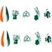 FEIlei Almond Press on Nails Clovers Acrylic Fake-Nails-St. Patrick's-Day False Nails B - Buy Online on GoSupps.com