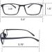 Flexible Reading Glasses | Lightweight Blue Light Blocking | Oversized Wide Fit for Men & Women | Large Face & Big Head 2.5x | International Shipping - Buy Online on GoSupps.com