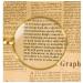 Handheld Glass Double Jade Handle Gold Full Metal Frame Enlargement Mirror Good Times - Buy Online on GoSupps.com