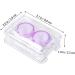 Solustre 6-Pack Mini Container Set for Colored Contact Lenses - Tweezers Cleaning Case Solution and Mirror Box | Shop Internationally - Buy Online on GoSupps.com