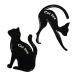 Mikinona Stencils 2pcs Eyeshadow Stencil Eye Stencil Eyeliner Model Card Cat Eye Stencil