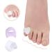 HEIMEABI Toe Straightener & Spreader | Bunion Corrector Gel Separator | Pinky Toe Corrector & Cellulite Remover - Light Blue One Size - Buy Online on GoSupps.com