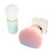 Professional Liquid Foundation Brush - Soft Dense Hair Capsule Shaped Tool in Blue & Pink for Flawless Makeup Application - Buy Online on GoSupps.com