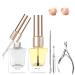 Huile Cuticules Ongles+Cuticule Ongle Remove+Kit de Dissolvant de Cuticules Adoucit les Cticules Elimine les Cellules Mortes Nourrit les Ongles et Favorise leur Croissance Saine 5 Pi ces