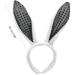 hgnxa Bendable Cute Ear Headband with Sequins for Costume Party Theme Photo Props for Girls Teens Headpiece Rose Red - Buy Online on GoSupps.com