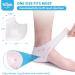 Hilph Silicone Heel Protectors - 4 Pairs | Cushioned Gel Heel Cups for Plantar Fasciitis & Achilles Tendinitis Relief | Moisturizing Pads for Dry Cracked Heels - Unisex - Buy Online on GoSupps.com