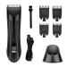 Hair Clippers for Men Electric Body Hair Trimmer Shaver Waterproof Groin for Men Ball USB Recharge Dock Grooming Kit One Color