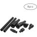 FUBESK 8pcs Plastic Garden Fountain Pump Waterfall Head Set Black Home Multi-functional Garden Fountain Plastic Nozzle Head - Buy Online on GoSupps.com