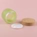Tianzd 6 Pieces Empty 50ml Green Glass Cream Cans with Lid | Cosmetic Storage & Spatula Set | Ideal for Skin Care & Beauty Products - Buy Online on GoSupps.com