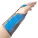 Hand Wrist Support Brace Splint for Carpal Tunnel Sprain Strain Arthritis Stabilizer (Blue L-XL (Left)) L-XL (Left) Blue