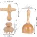 Beavorty Wooden Massage Cup Set | Household Wood Therapy Massager for Muscle Relief | Portable Handheld Massage Device - Buy Online on GoSupps.com