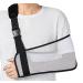 Ledhlth Mesh Arm Sling White for Shower Shoulder Immobilizer Brace Support for Broken Shoulder Elbow Arm Wrist Injury Men Women Teenagers Adults left right