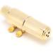 Qyebavge Alto Saxophone Mouthpiece 5C - Gold Brass Mouthpiece with Cap & Ligatures for Professionals & Beginners | International Shipping Available - Buy Online on GoSupps.com